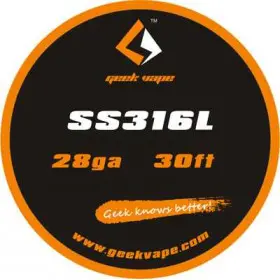 Acciaio SS316L - 0.30mm (28ga) - 10m GEEKVAPE