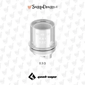 Head coil GeekVape - Super Mesh X1/X2 per Aero-Shield-Cerberus - 5pz copertina