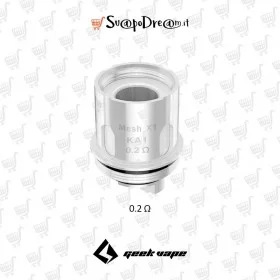 Head coil GeekVape - Super Mesh X1/X2 per Aero-Shield-Cerberus - 5pz