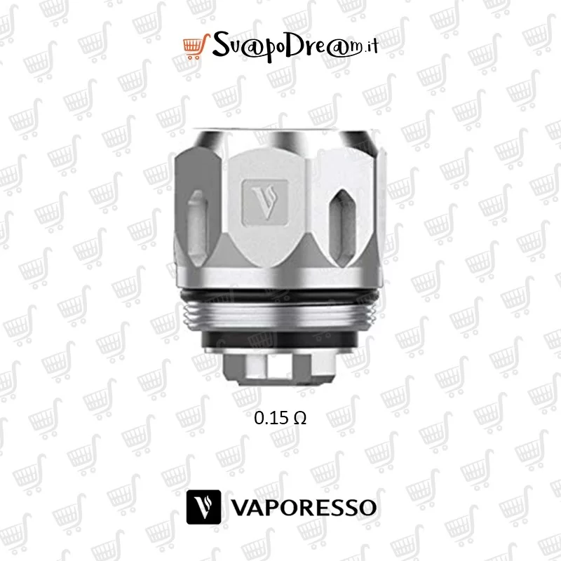 VAPORESSO - Resistenze GT8 0.15 Ohm 3pz
