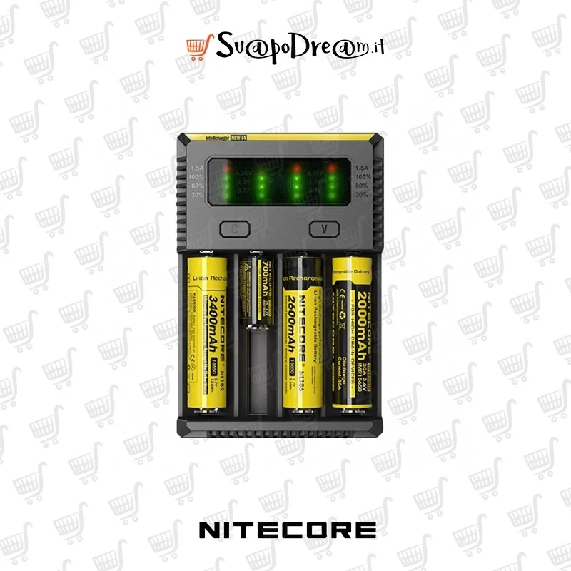 NITECORE - Caricabatterie New i4