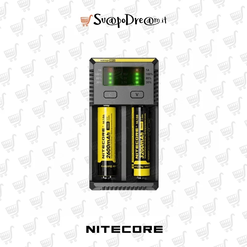 NITECORE - Caricabatterie New i2