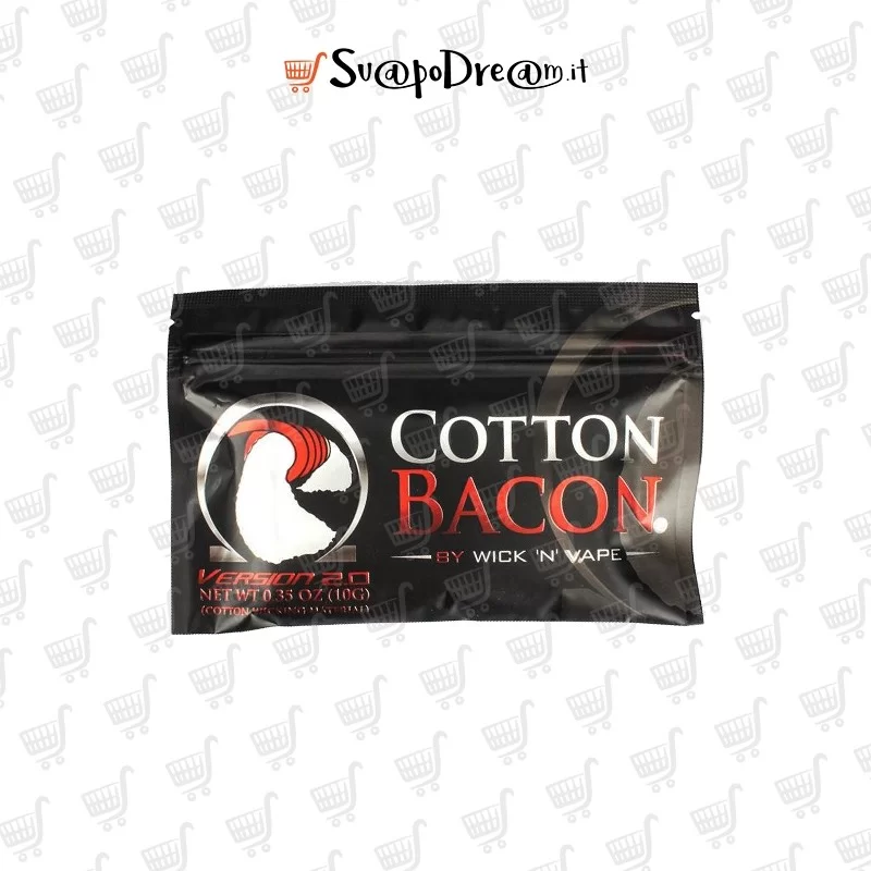 WICK N' VAPE - Cotone Cotton Bacon 10g - 1pz