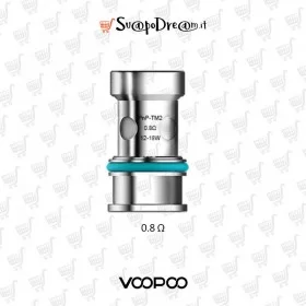 VOOPOO - Resistenze 0.8 Ohm PnP-TM2 - 5pz