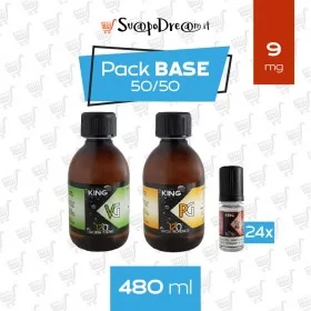 BASE Neutra 50/50 Vg/Pg Pack 480ml Nicotina 9