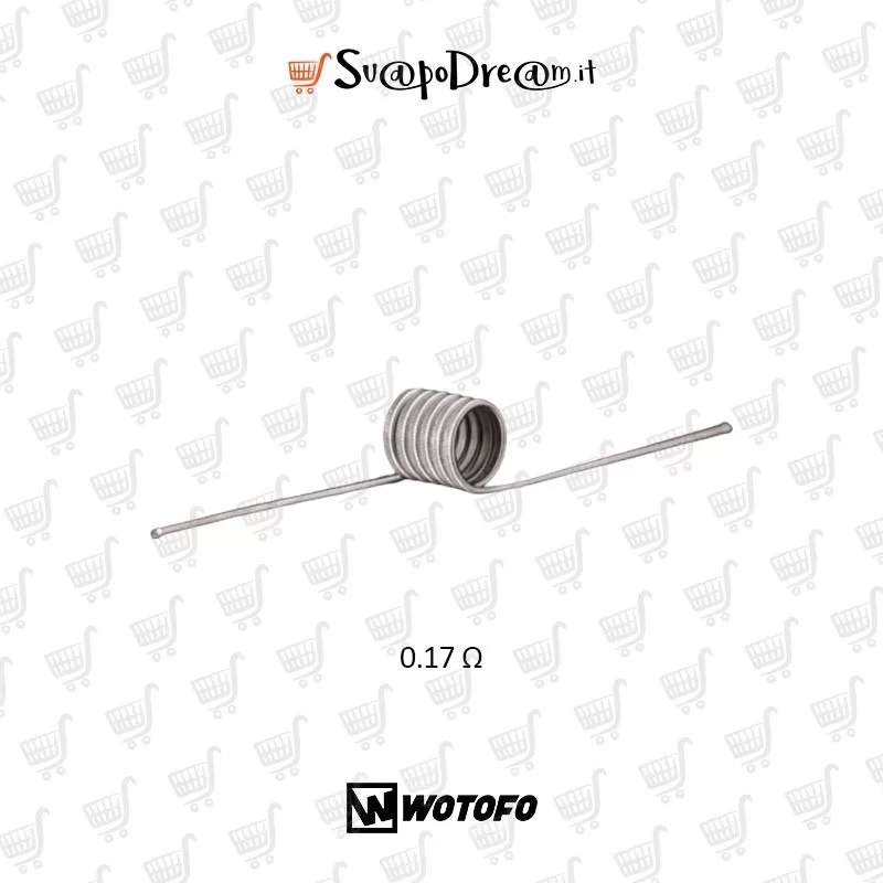 WOTOFO - Coil pronte Tri Core Fused Clapton NI80 10pz