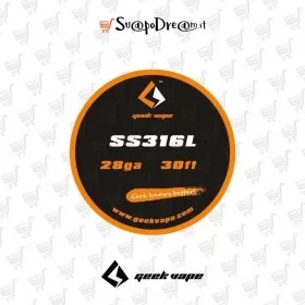 GEEKVAPE - Acciaio SS316L - 0.30mm (28ga) 10m
