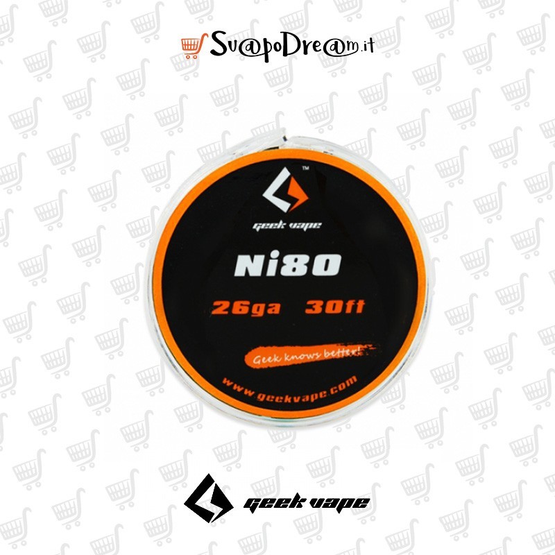 Filo per Rigenerare GEEKVAPE - Ni80 Wire 26GA Filo per Rigenerare GEEKVAPE - Ni80 Wire 26GA