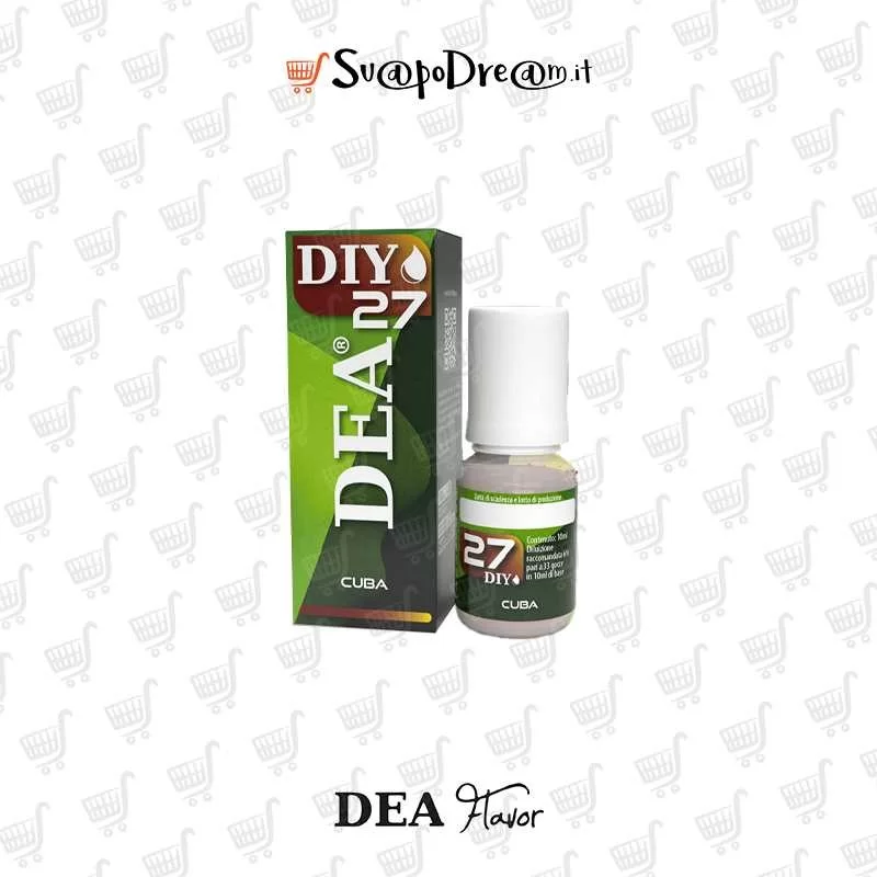DEA FLAVOR DIY - Aroma Concentrato 10ml 27 CUBA DEA FLAVOR DIY - Aroma Concentrato 10ml 27 CUBA