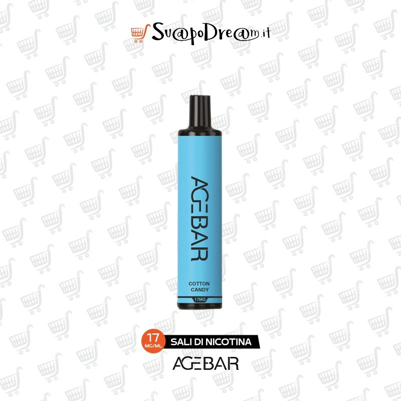 AGEBAR - Pod Mod Usa e Getta COTTON CANDY 800 PUFF