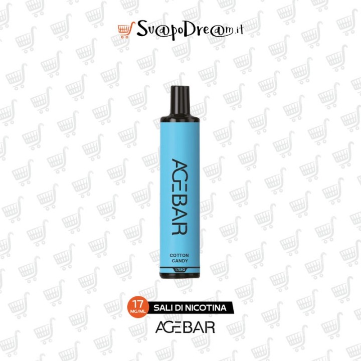 AGEBAR - Pod Mod Usa e Getta COTTON CANDY 800 PUFF