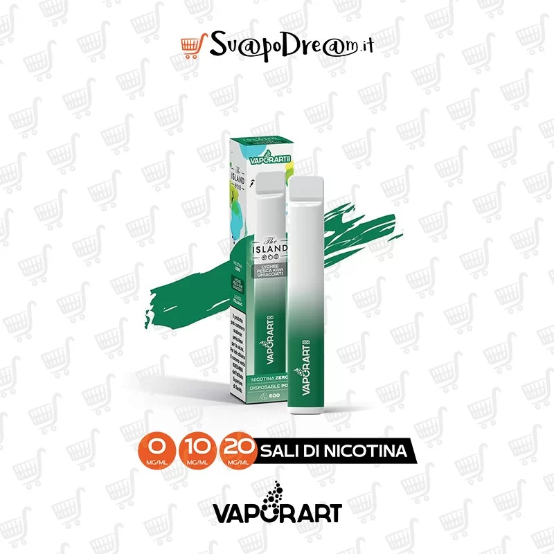 VAPORART - Pod Mod Usa e Getta THE ISLAND 600 PUFF