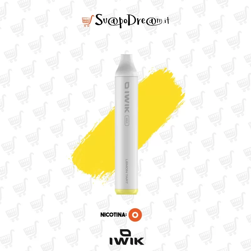 IWIK Max - Pod Mod Usa e Getta LEMON TART 2500 PUFF