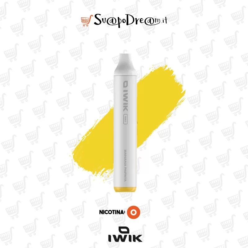 IWIK Max - Pod Mod Usa e Getta BANANA PAPAYA 2500 PUFF