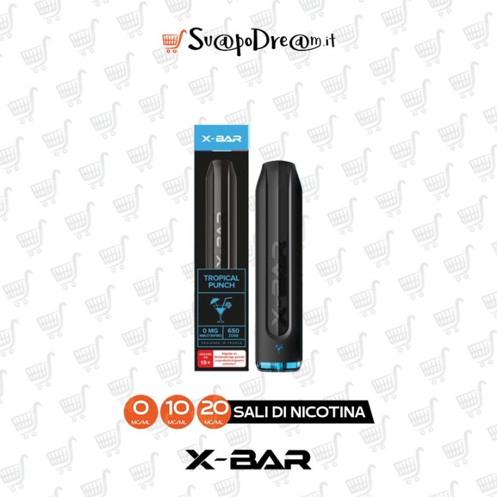 X-BAR - Pod Mod Usa e Getta TROPICAL PUNCH 650 PUFF