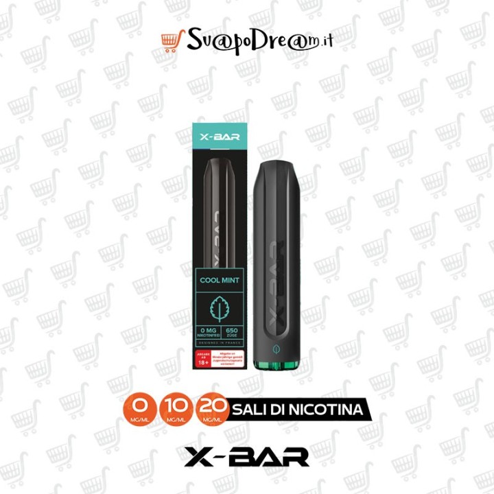 X-BAR - Pod Mod Usa e Getta COOL MINT 650 PUFF