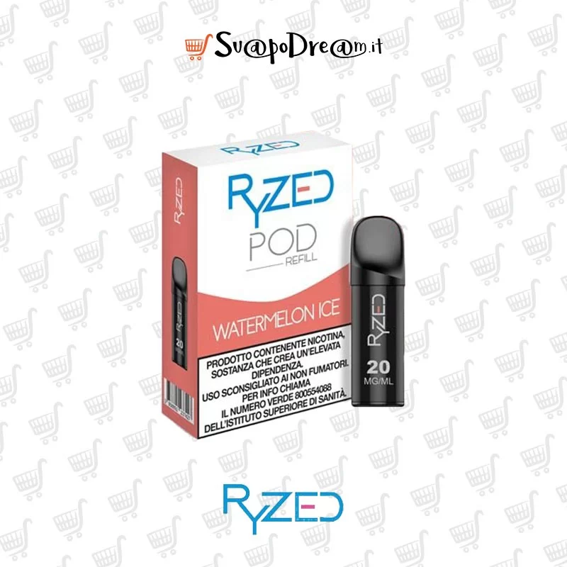 RYZED - Cartuccia Pod Precaricata MI WATERMELON ICE 2pz