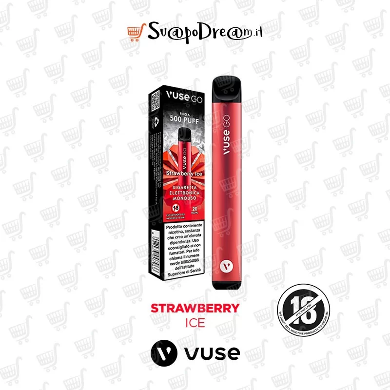 VUSE GO Pod Mod Usa e Getta STRAWBERRY ICE 500 PUFF
