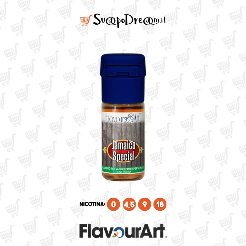 FLAVOURART - Liquido 10ml JAMAICA SPECIAL