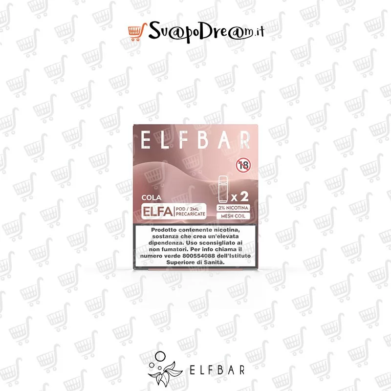 ELFBAR ELFA - Cartuccia Pod Precaricata COLA 2pz