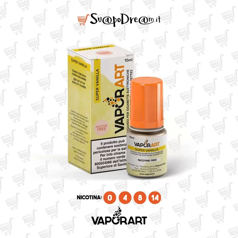 VAPORART - Liquido 10ml SUPER VANILLA