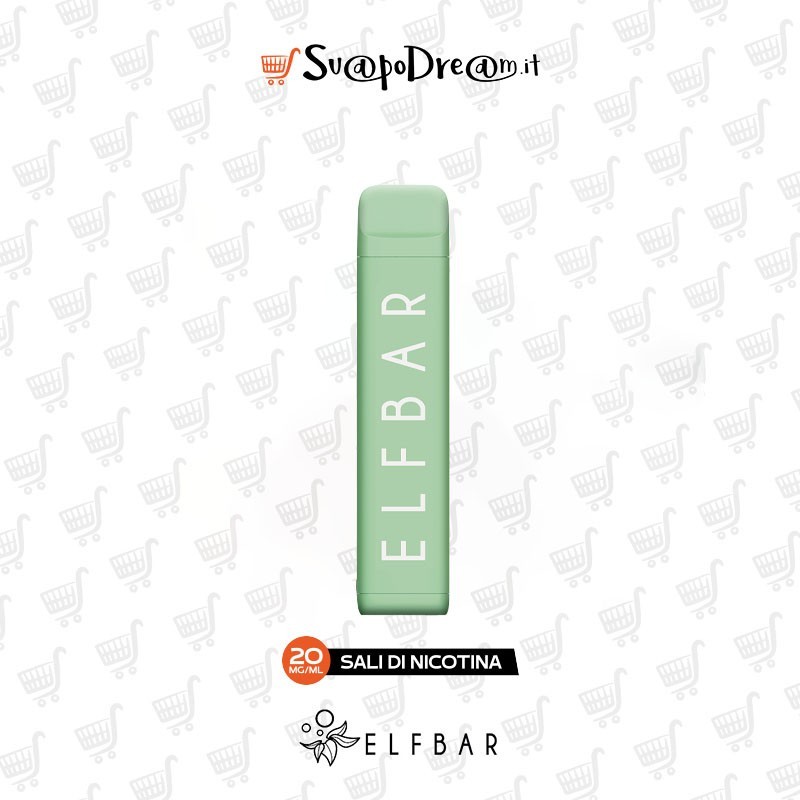 ELFBAR NC600 - Pod Mod Usa e Getta WATERMELON ELFBULL 600 PUFF