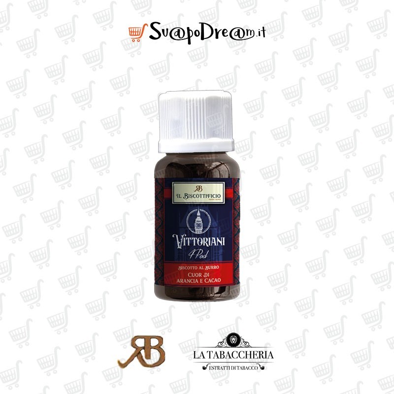 IL BISCOTTIFICIO ROMA - Aroma Shot 20ml Vittoriani CUOR DI ARANCIA E CACAO