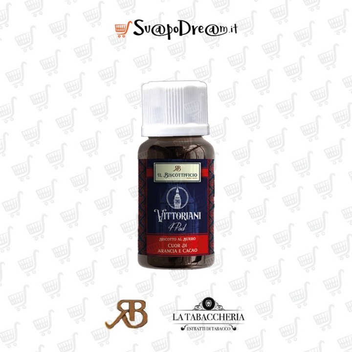 IL BISCOTTIFICIO ROMA - Aroma Shot 20ml Vittoriani CUOR DI ARANCIA E CACAO