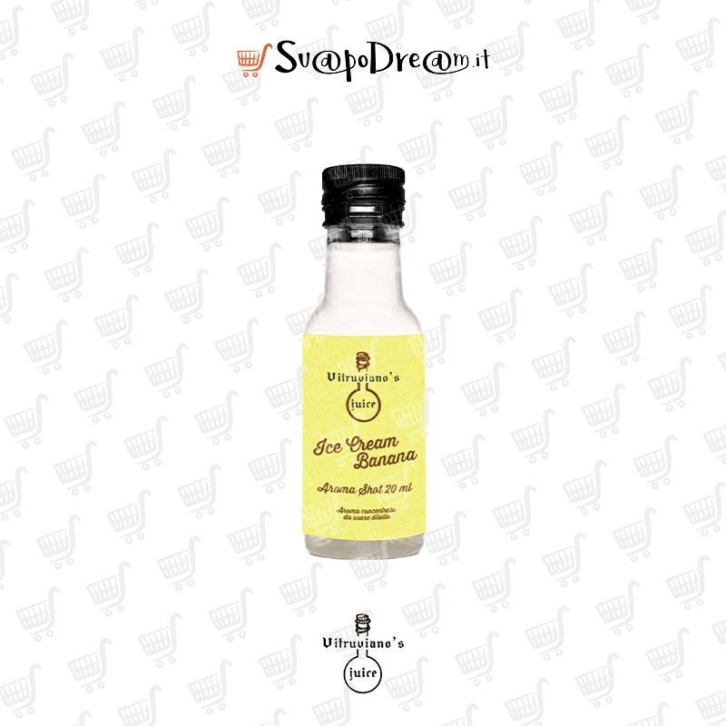 VITRUVIANO'S JUICE - Aroma Shot 20ml ICE CREAM BANANA