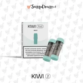 KIWI VAPOR - Pod Precaricate per Sigaretta Elettronica KIWI-KIWI 2 MINT