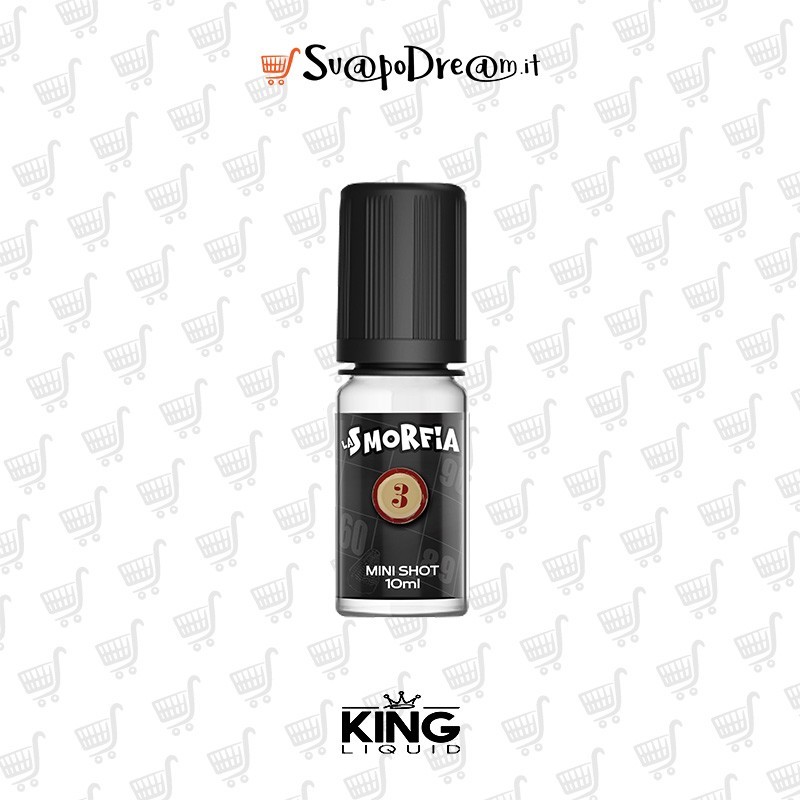 KING LIQUID - Aroma Mini Shot 10ml LA SMORFIA N.3