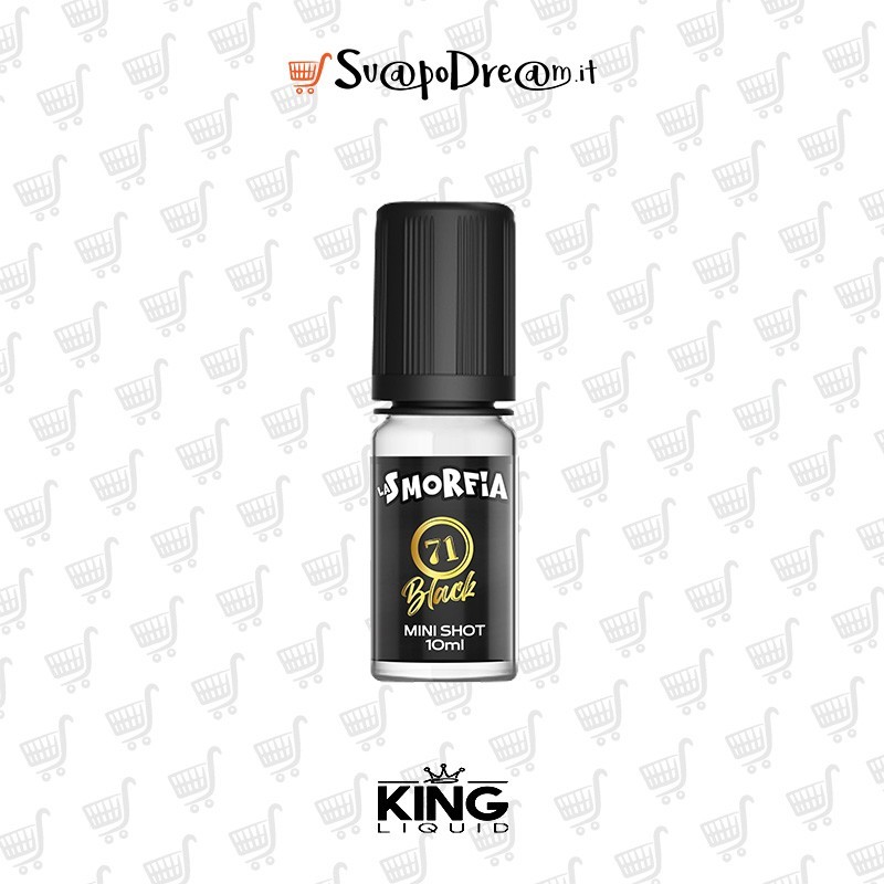 KING LIQUID - Aroma Mini Shot 10ml LA SMORFIA N.71 BLACK