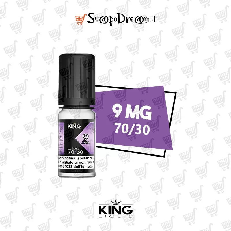 KING LIQUID - Basetta 10ml CLOUD 70/30 nicotina 9