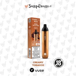 VUSE GO MAX Pod Mod Usa e Getta CREAMY TOBACCO 1500 PUFF