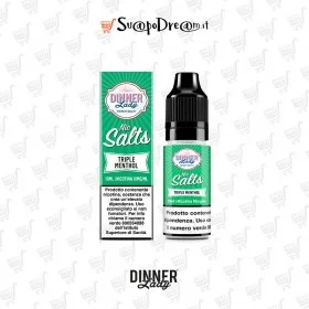 DINNER LADY - Liquido Salt 10ml TRIPLE MENTHOL
