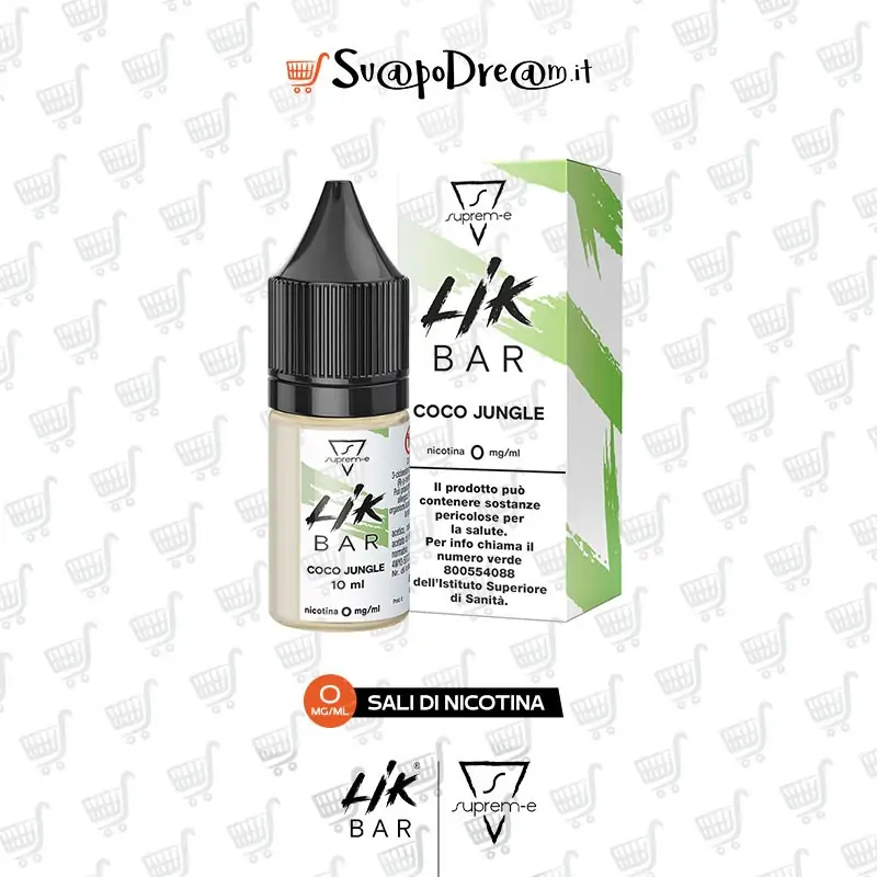 LIK BAR by Suprem-e - Liquido Nic Salts 10ml COCO JUNGLE