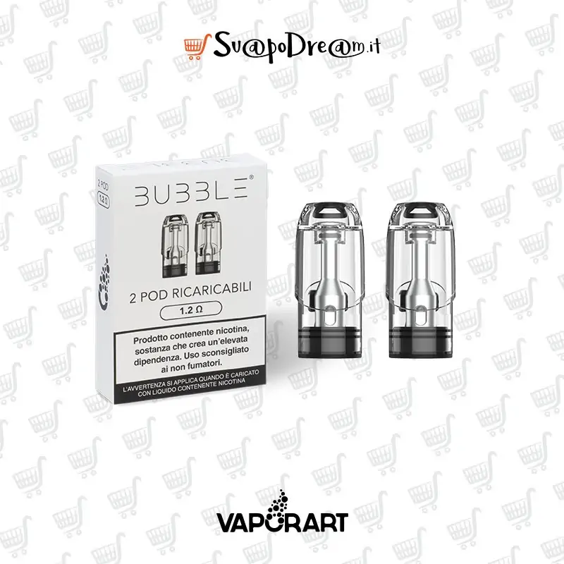 BUBBLE VAPORART Cartuccia Pod 2pz