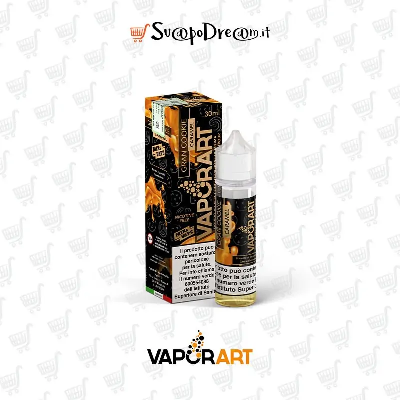 VAPORART - Liquido Mix&Vape 30ml GRAN COOKIE CARAMEL