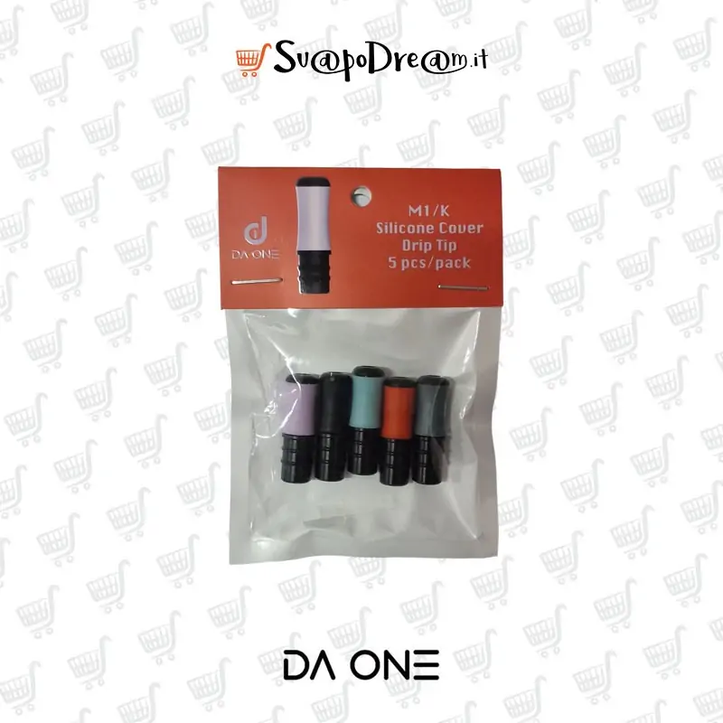 DA ONE - Drip Tip Silicone per KIWI/M1 5pz