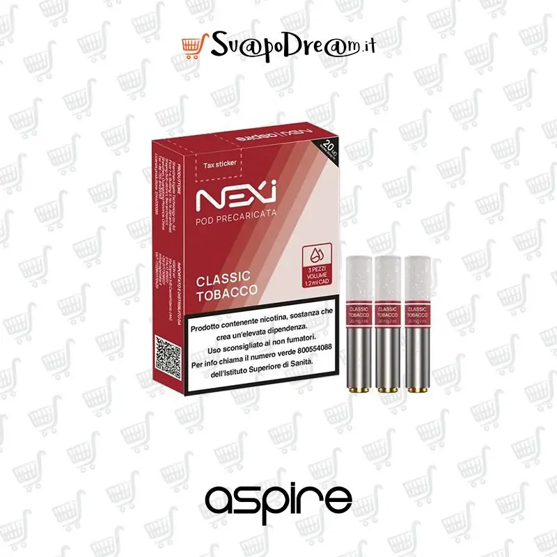 ASPIRE - NEXI Pod CLASSIC TOBACCO 1,2ml 3pz