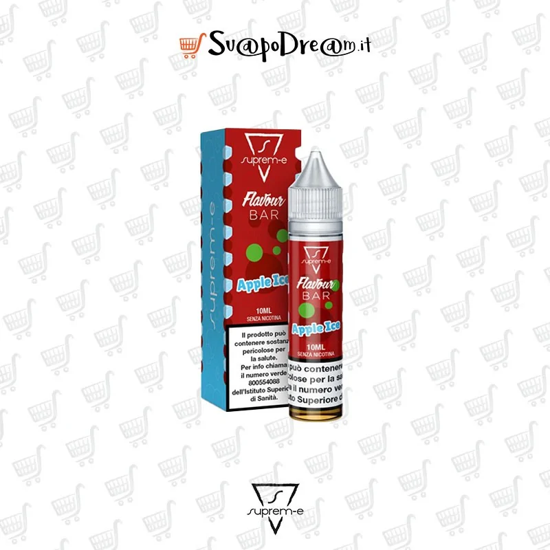 SUPREM-E - Liquido Mix&Vape 10ml Flavour Bar APPLE ICE