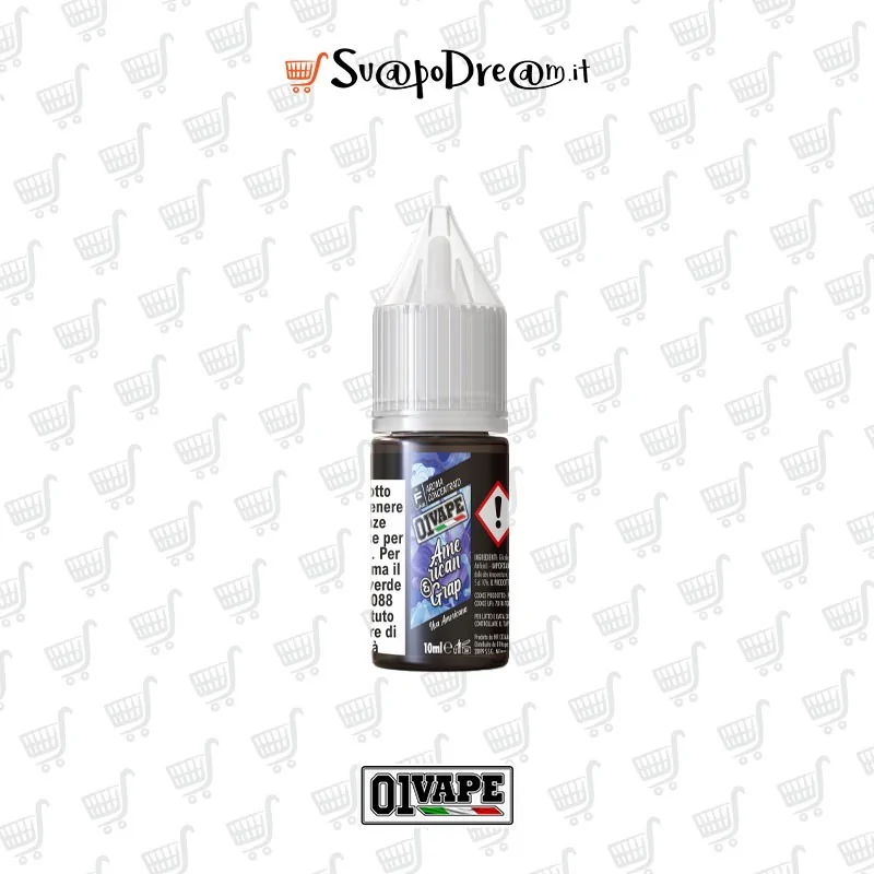 01 VAPE - Aroma Concentrato 10ml AMERICAN & GRAP