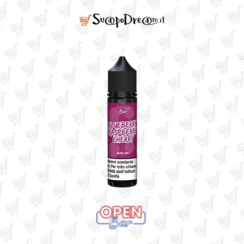 OPEN BAR - Aroma Shot 20ml BLUEBERRY RASPBERRY CHERRY