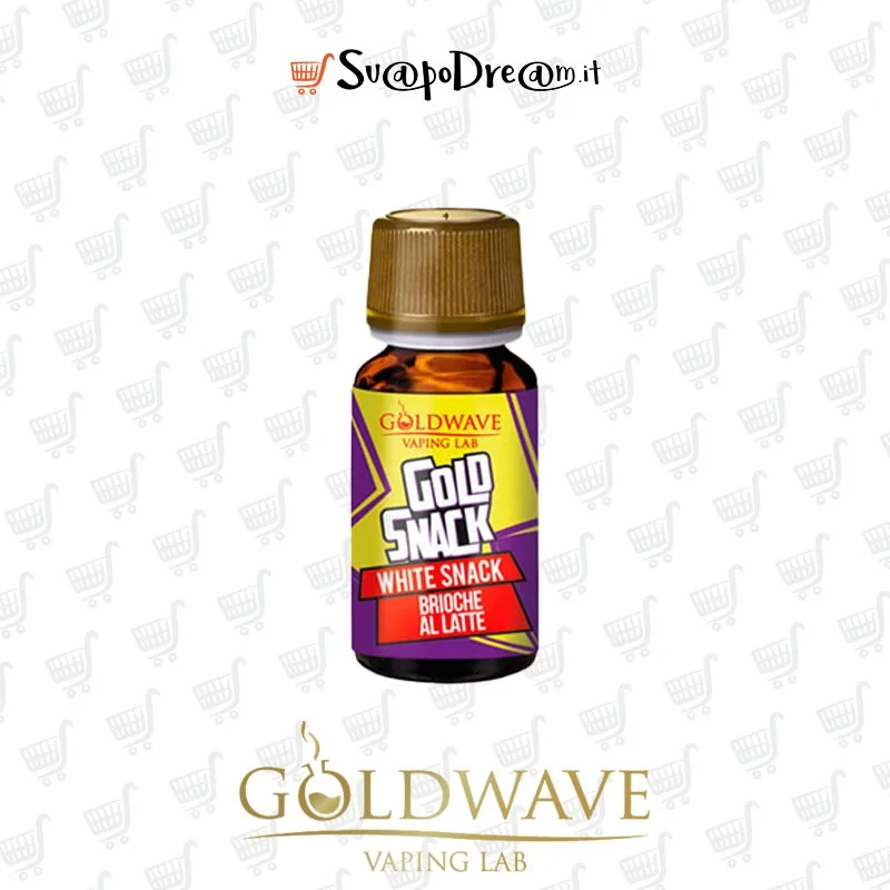 GOLDWAVE - Aroma Concentrato 10ml Gold Snack WHITE SNACK
