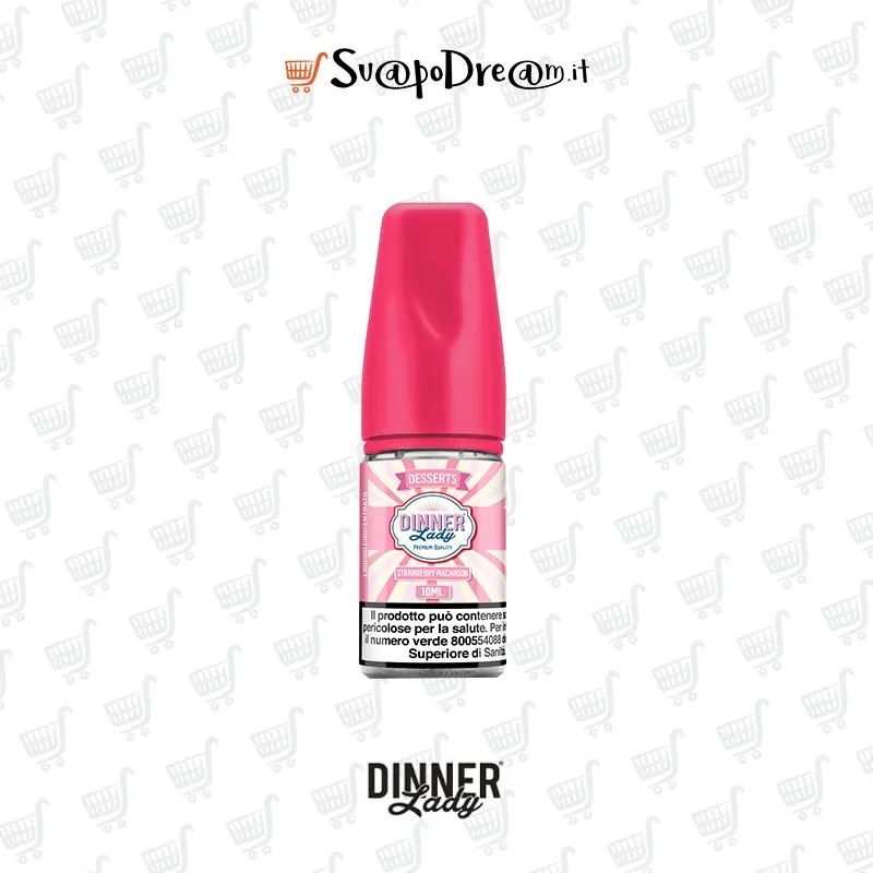 DINNER LADY - Aroma Mini Shot 10ml STRAWBERRY MACAROON