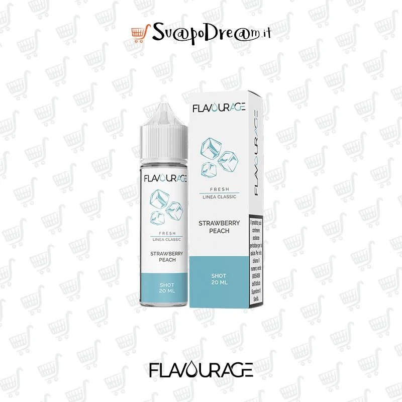 FLAVOURAGE - Aroma Shot 20ml STRAWBERRY PEACH