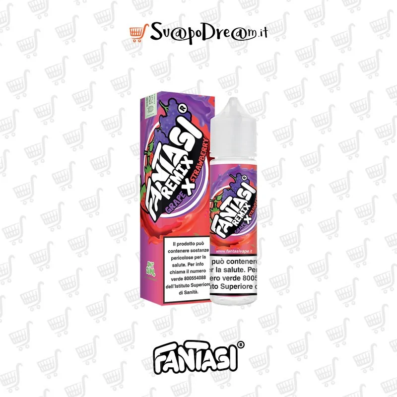 FANTASI VAPE REMIX - Aroma Shot 20ml GRAPE X STRAWBERRY