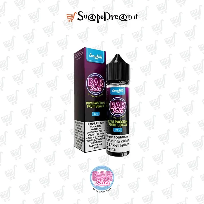 VAMPIRE VAPE BAR SALTS - Aroma Shot 20ml KIWI PASSION FRUIT GUAVA