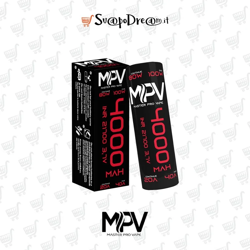 MPV - Batteria 21700 INR 4000mAh 40A 1pz