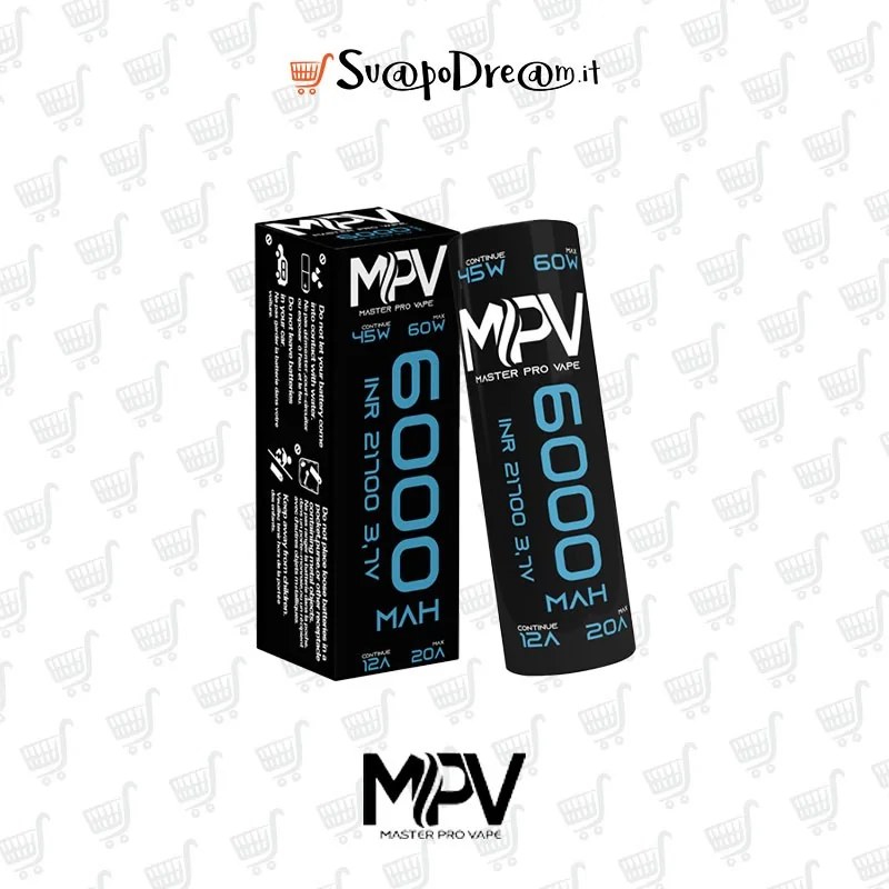MPV - Batteria 21700 IMR 6000mAh 20A 1pz